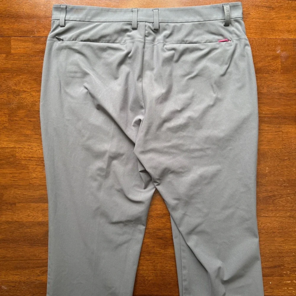 GFORE Golf Pants Mens‎ 33x27 Gray Performance Stretch Straight Leg Trousers